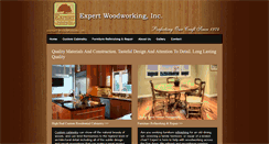 Desktop Screenshot of expertwoodworking.com